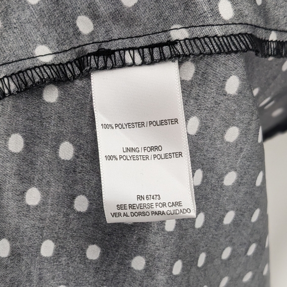 1950s Inspired Black & White Polkadot Dress - Picture 2 of 7